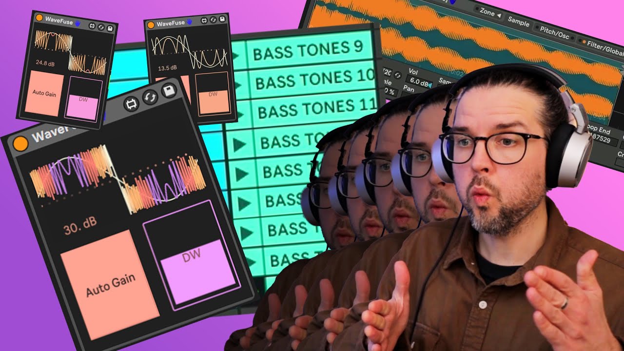 Generative bass sound 'design' in Ableton with free M4L device WAVEFuze @IsotonikStudios
