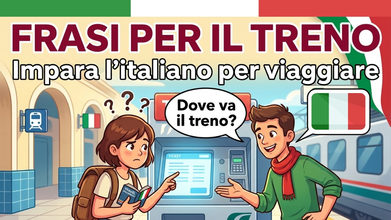 Italiano Pratico Podcast: Comprare un biglietto del treno o dell'autobus | Impara l’Italiano