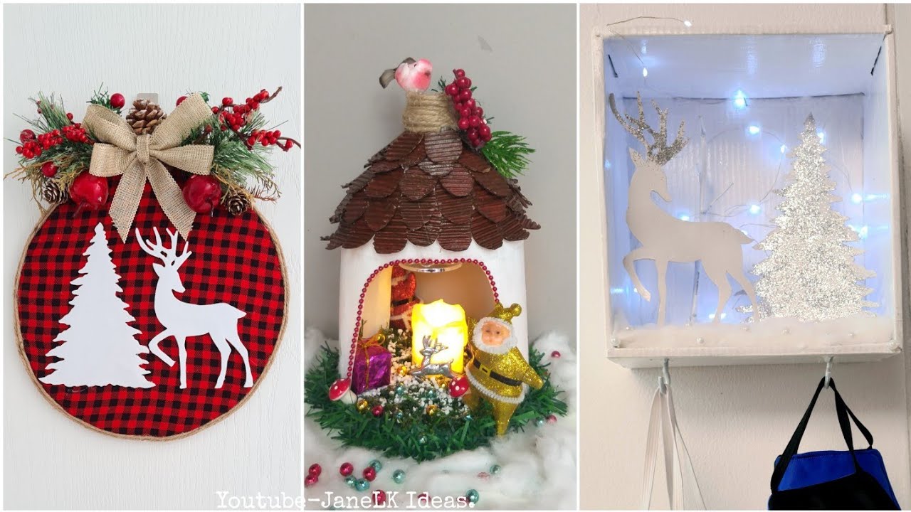 Económicos ADORNOS NAVIDEÑOS Con Reciclaje - DIY Decoração De Natal - Manualidades Navideñas 2020