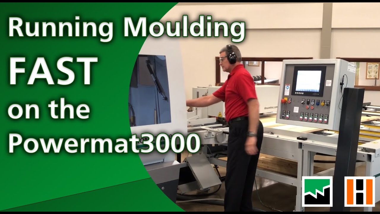 Weinig Hydromat 3000 - Running production moulding at Weinig Holz-Her USA