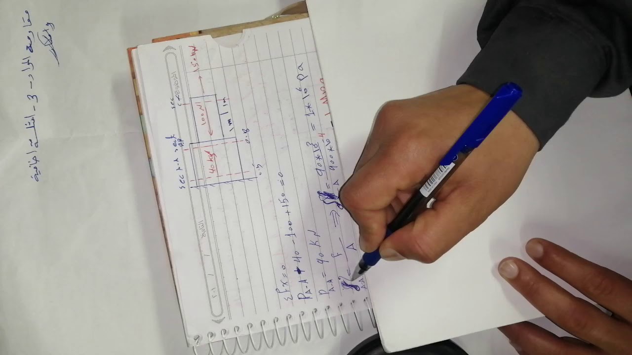 Strength of materials luc4 أمثلة وافكار جديدة 😊