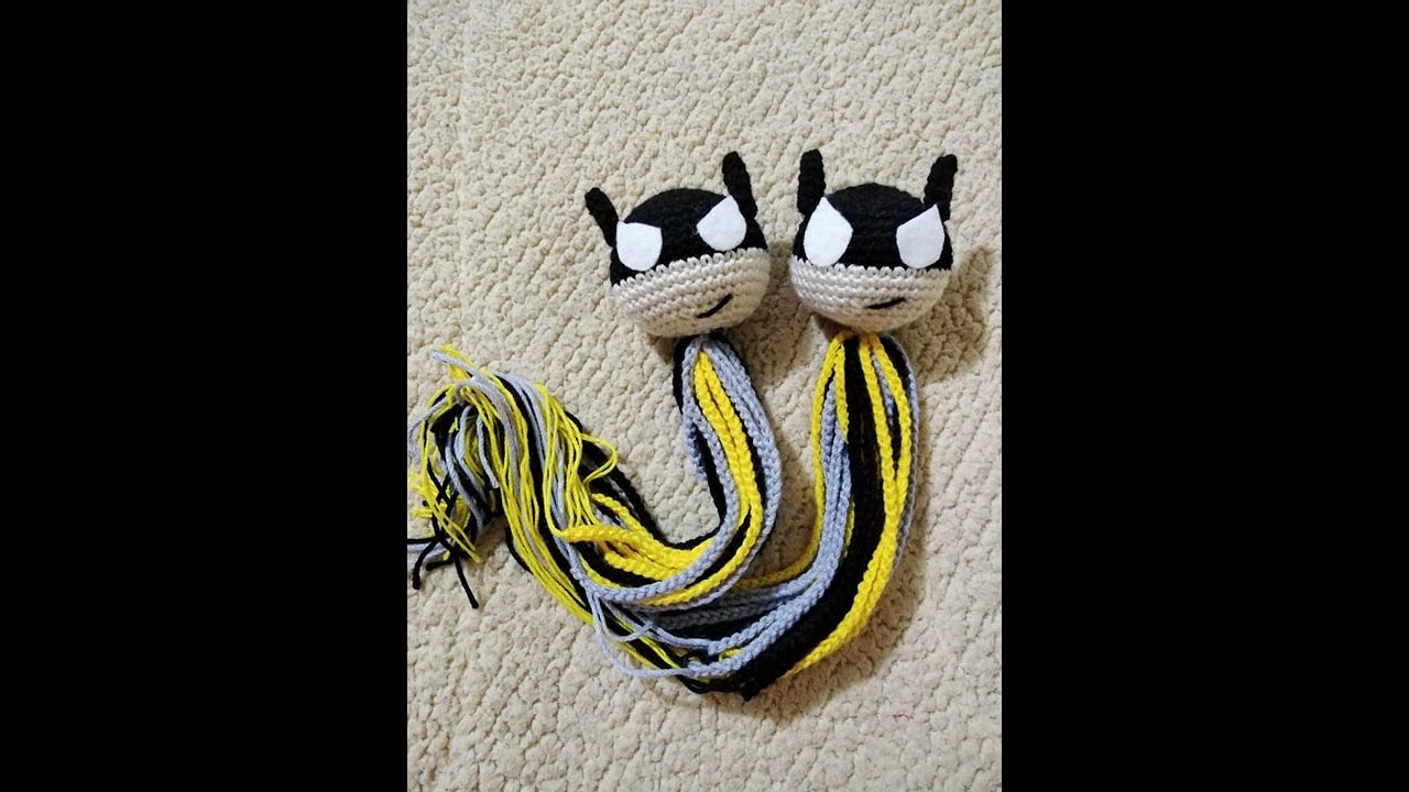 Sujeta colores a Crochet de BATMAN