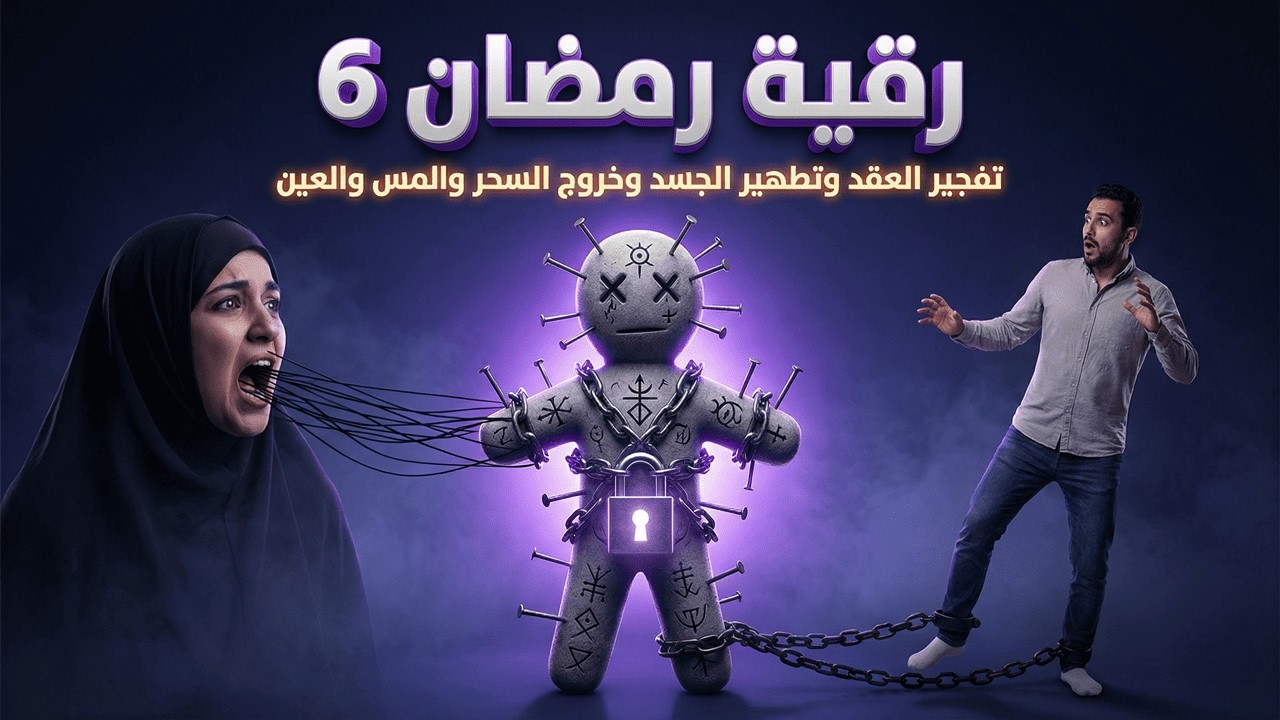 الرقية الشاملة فى رمضان لابطال السحر والعين الحاسدة وخروج المس والجن وتطهير الجسم وتفجير عقد الجسد