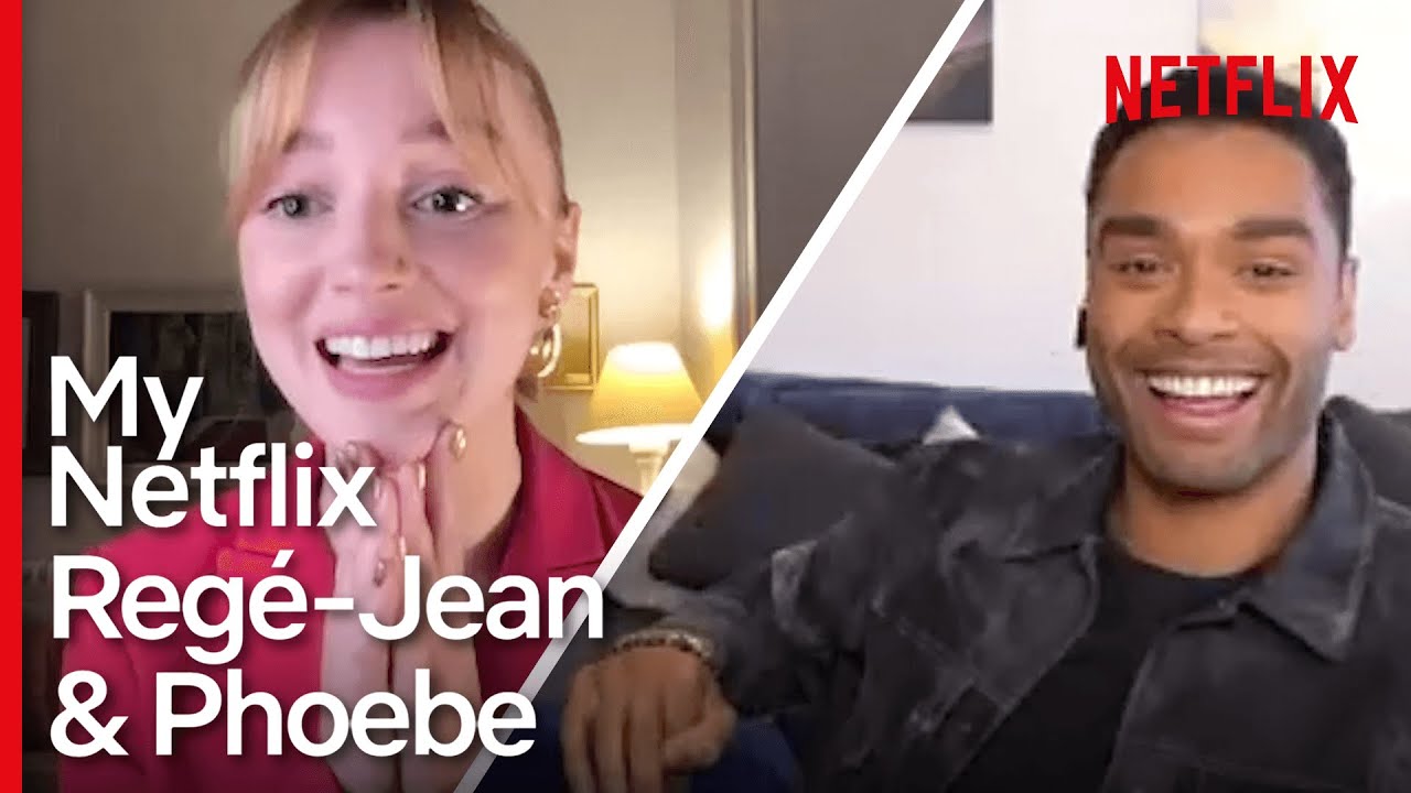 Bridgerton's Regé-Jean Page and Phoebe Dynevor Chat TV | Netflix