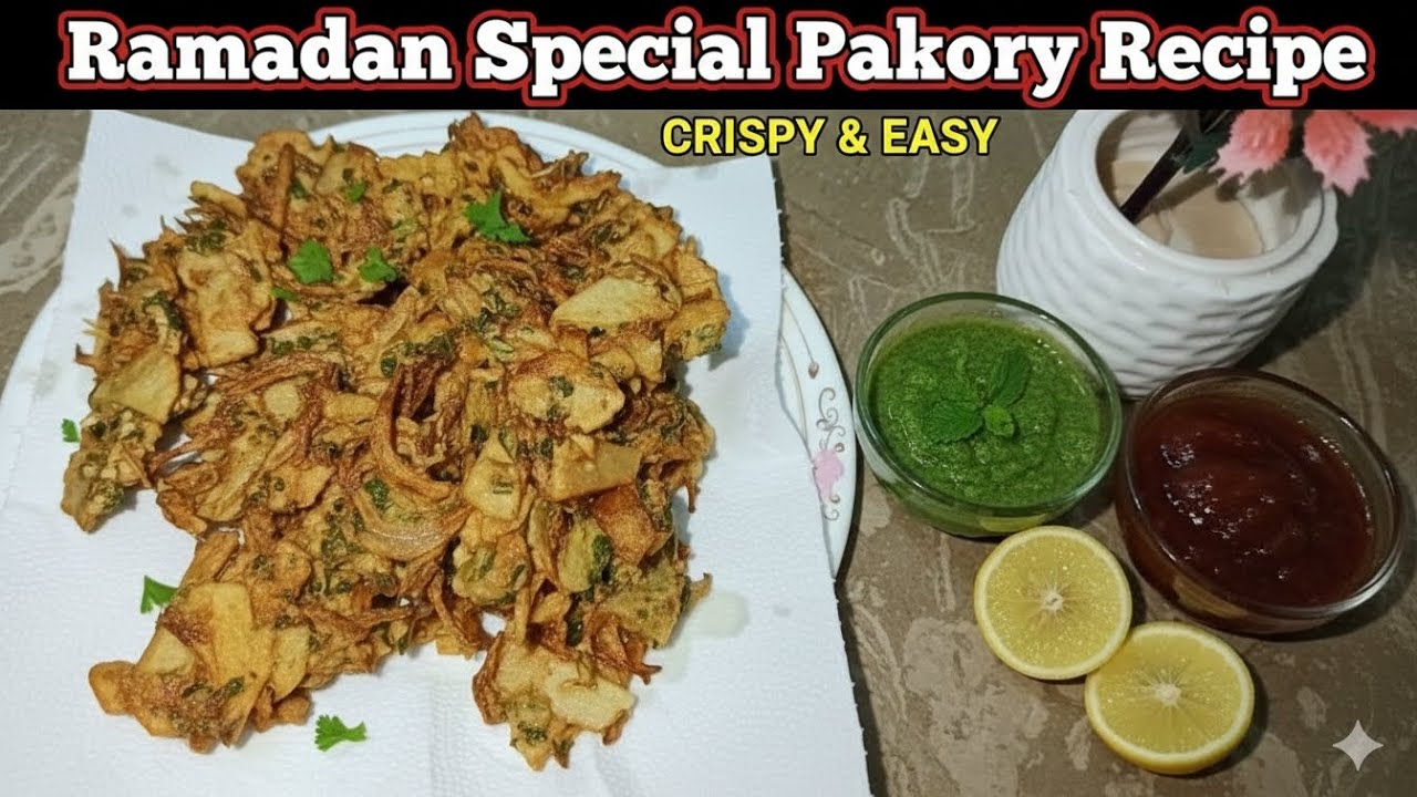 Crispy Pakora Recipe| Easy Ramzan special Aloo Pakora for Iftar | 2 minute Pakora Recipe for Ramadan