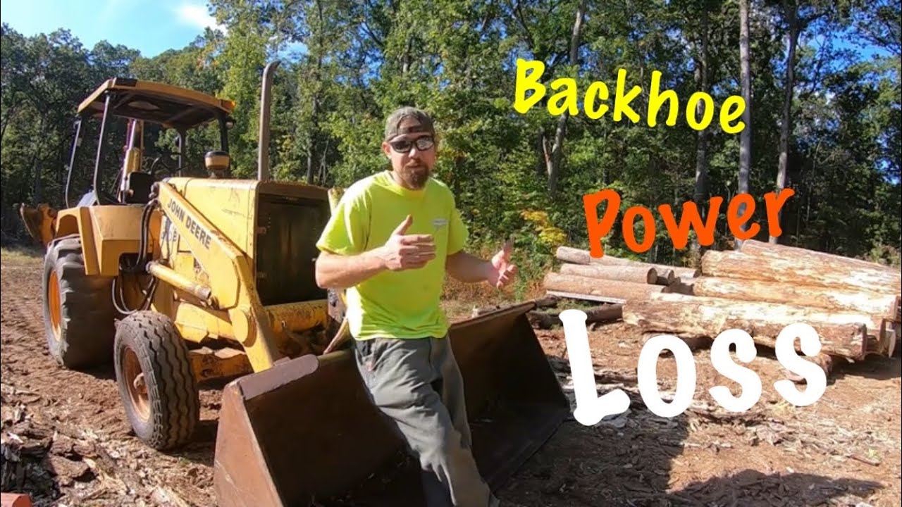 John Deere 410 power loss repair