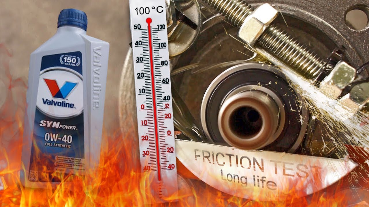 Valvoline SynPower 0W40 Jak skutecznie olej chroni silnik? 100&deg;C