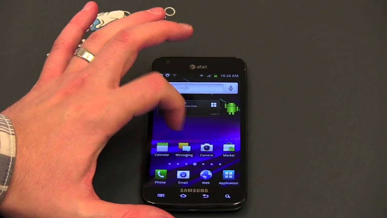 Galaxy S II Skyrocket Unboxing  & Hands On