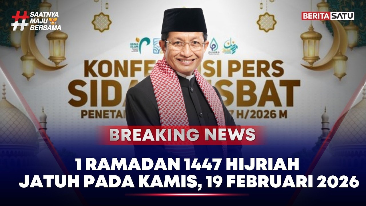 Sah! Pemerintah Tetapkan 1 Ramadan 1447 H Jatuh pada Hari Kamis, 19 Februari 2026 #beritasatu