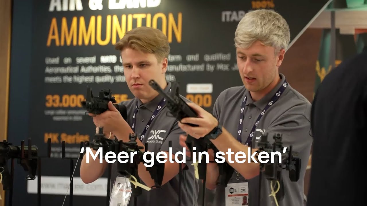 Defensiebedrijven tonen nieuwste militaire technologie op grootste wapenbeurs | RTL Nieuws