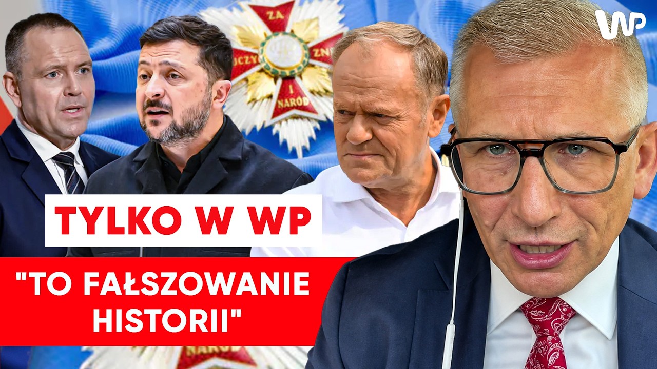 Zełenski i bohaterowie UPA. Mocna reakcja senatora KO