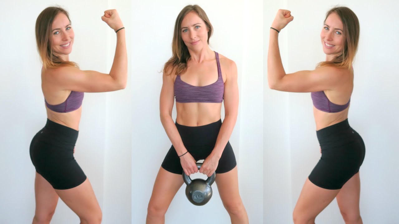Big A$$ Kettlebell BOOTY Workout | Strength Training + Tabata