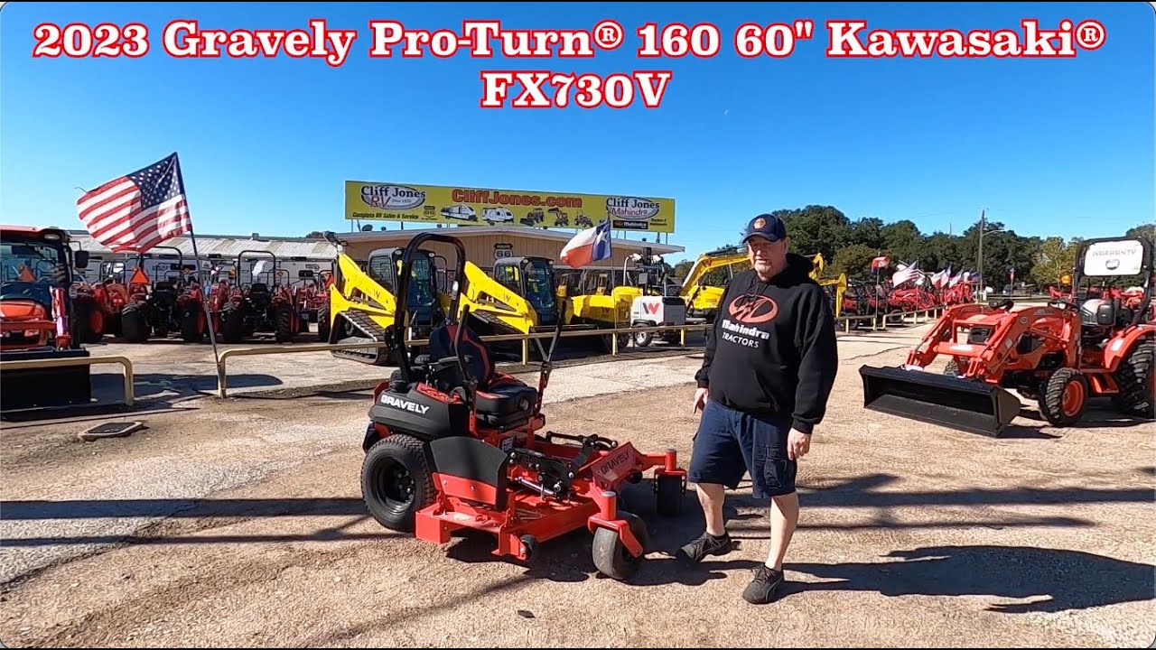 2023 Gravely 991130 Pro Turn® 160 60 Kawasaki® FX730V Zero Turn Mower Sales Pro Walk-Through Video