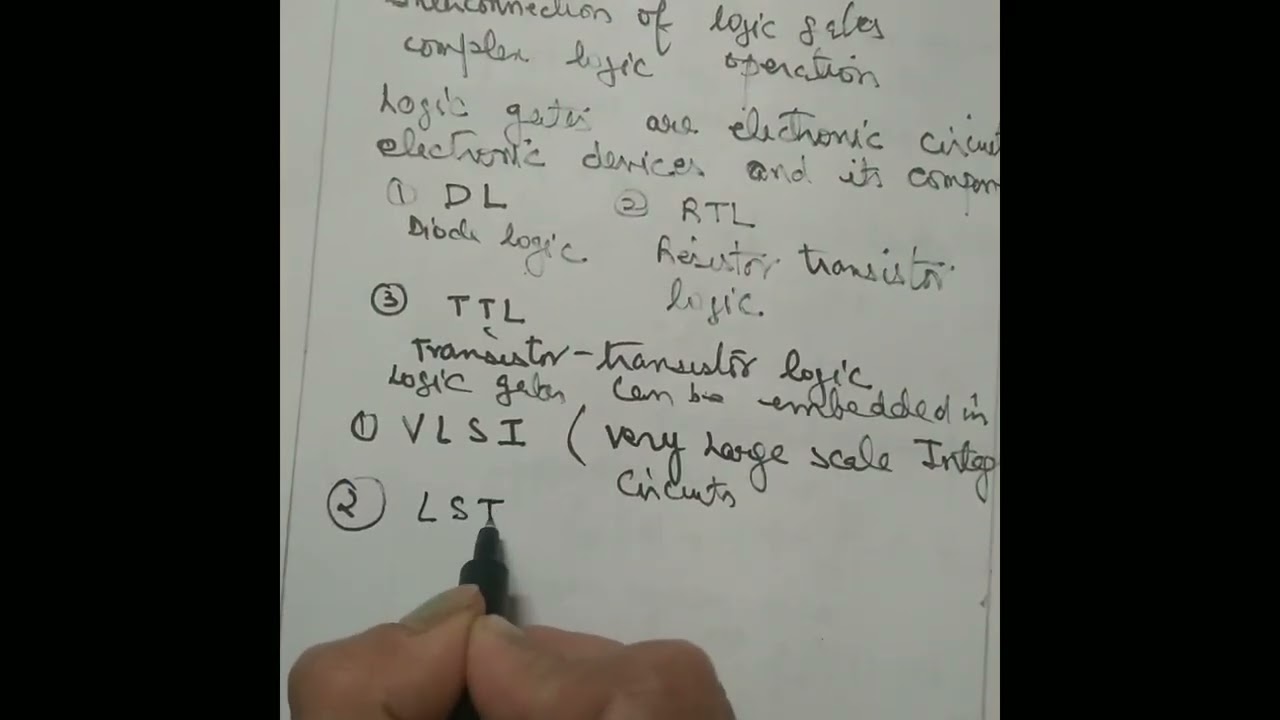 Digital electronics -Introduction to logic gates hindi