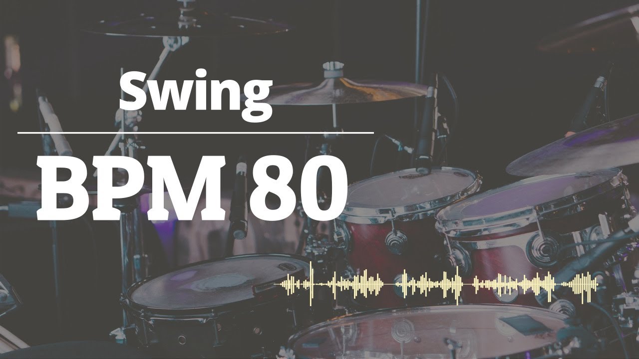 80 BPM 드럼비트 (Swing Beat 80 BPM)