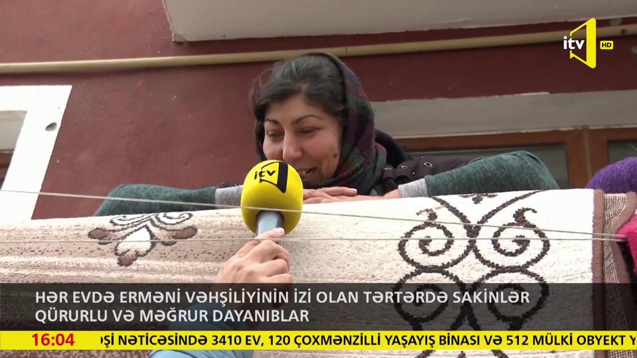 Hər evdə erməni vəhşiliyinin izi olan Tərtərdə sakinlər qürurlu və məğrur dayanıblar