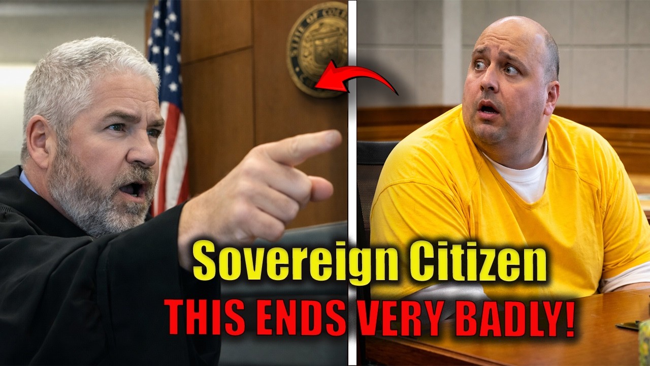 Sovereign Citizen Walks Out of Court… Instantly Regrets It — 25 Days Jail