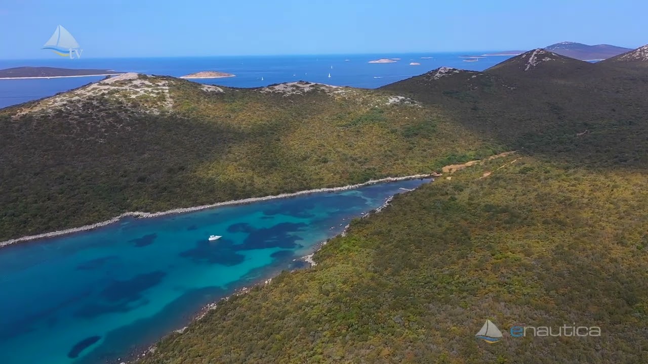 Luka Jazi, otok Molat (Hrvaški otoki iz zraka)