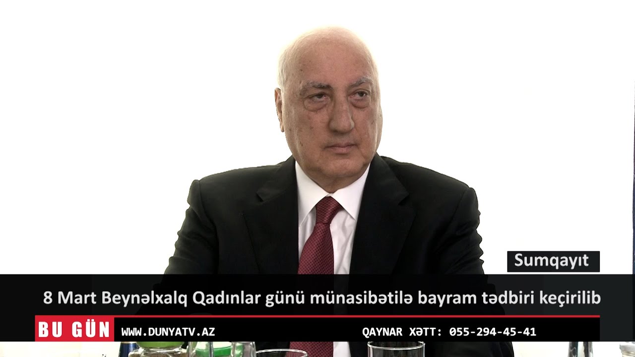 Sumqayıt şəhərində 8 Mart Beynəlxalq Qadınlar g&uuml;n&uuml; m&uuml;nasibətilə bayram tədbiri ke&ccedil;irilib