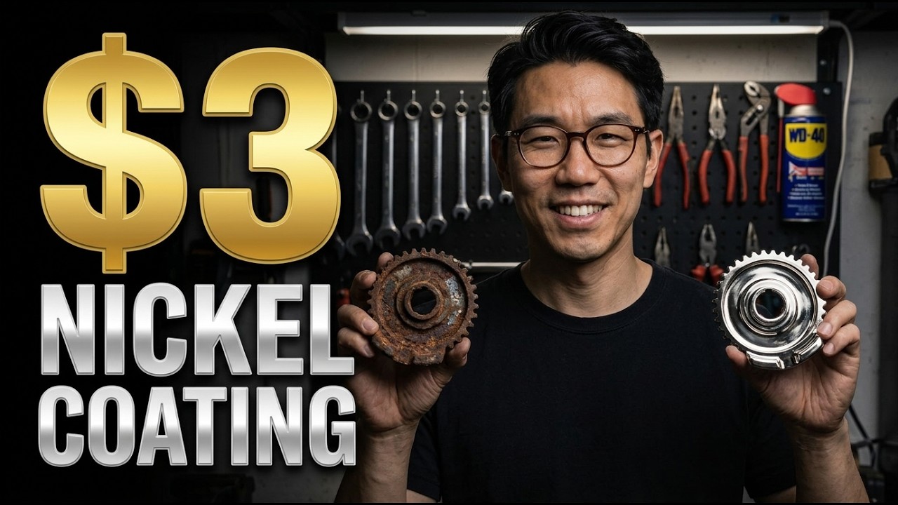 This $3 Liquid COATS Any Metal in Nickel FOREVER  Why Do Shops Charge $400