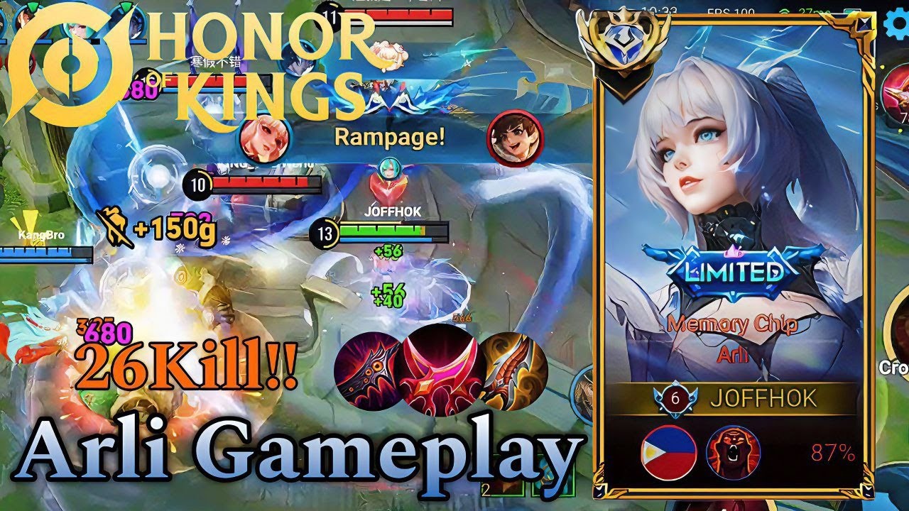 Arli's Exceptional Pro Gameplay in Honor of Kings - Pentakill!