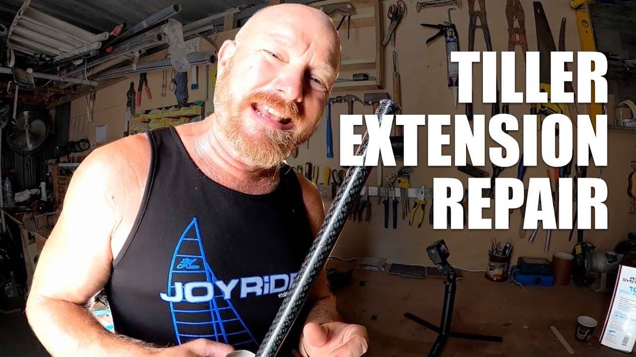 How to repair a snapped tiller extension