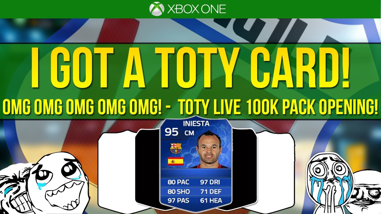 INFORM & TOTY IN A 100K PACK LIVE REACTION FIFA 14 PACKS | GET THE F*CK IN THERE!