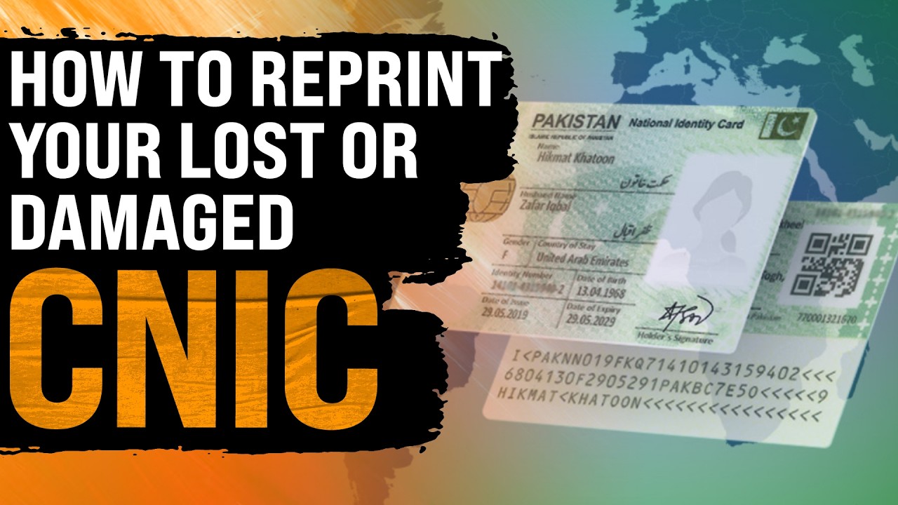 How to Reprint Your Lost or Damaged CNIC | NADRA Process, Fees & Complete Guide