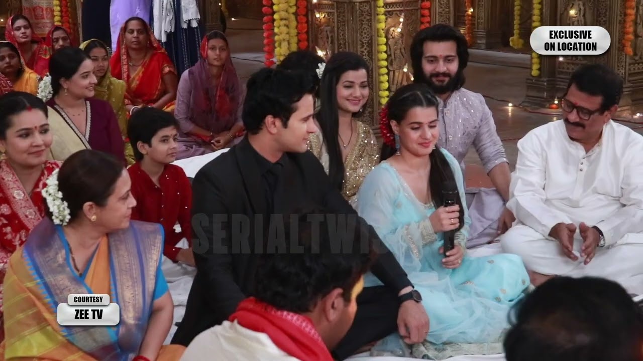 Lakshmi Niwas Today Episode Bhumi and Raj came to the temple to seek blessings On Location, | Zee tv