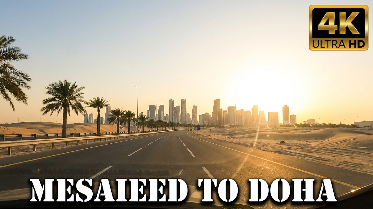 Qatar Driving | Mesaieed to Doha 4k