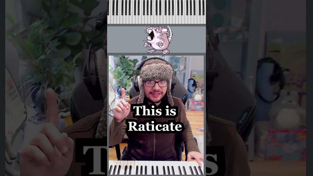 What would the RATICATE Line Cries sound like on PIANO?! #pokemon #piano