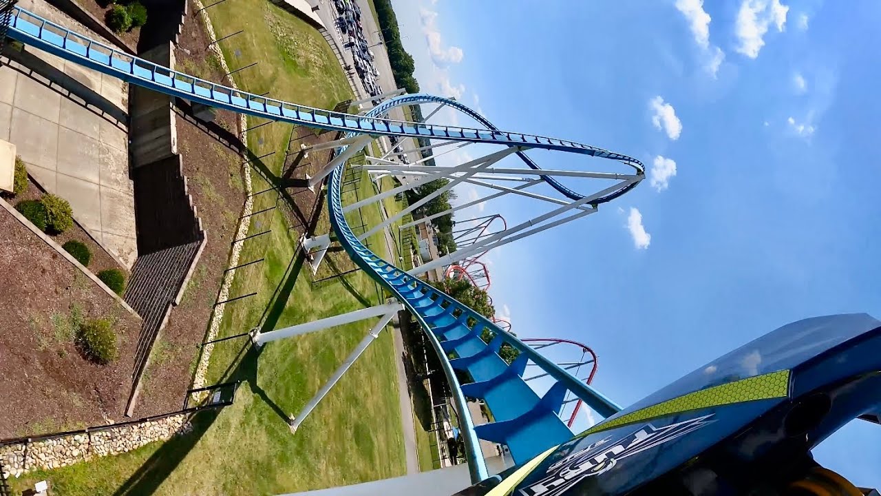 Fury 325 INCREDIBLE Giga Roller Coaster 4K POV! | Carowinds North Carolina [No Copyright]