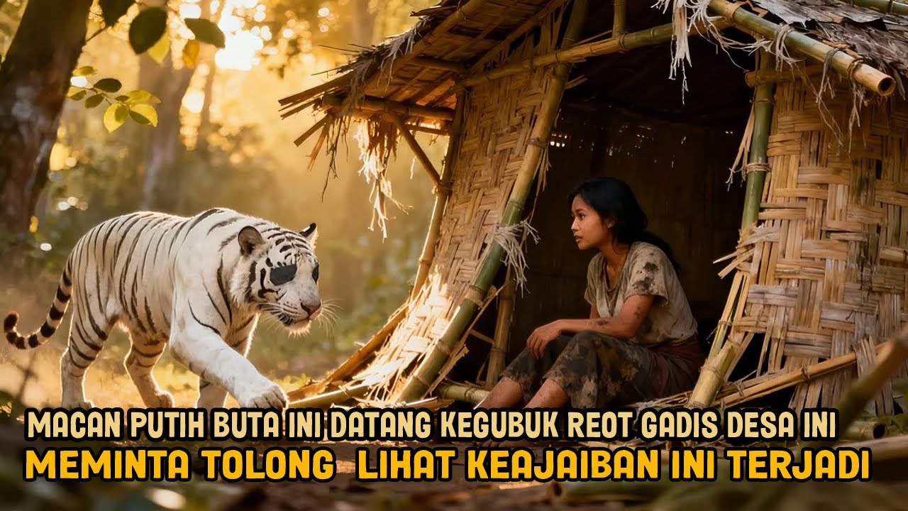 VIRAL! MACAN PUTIH BUTA INI DATANG KEGUBUK REOT GADIS DESA MEMINTA TOLONG  LIHAT KEAJAIBAN TERJADI
