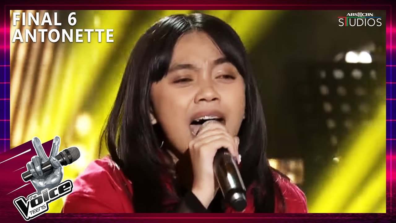 Antonette | Sign Of The Times | Final 6 | Season 3 | The Voice Teens Philippines