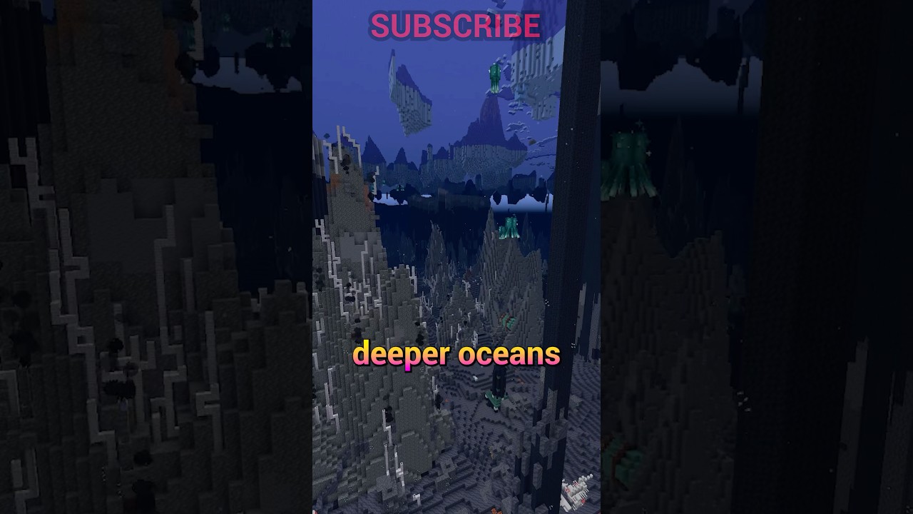 Более глубокие океаны появятся в Minecraft?!?!?
