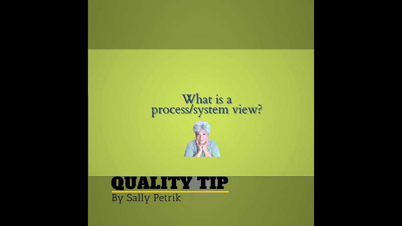 What is a process view?