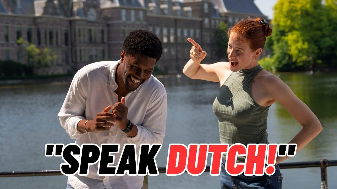 Dutch Teacher FORCES American To Speak Dutch For A Day! @learndutchwithkim