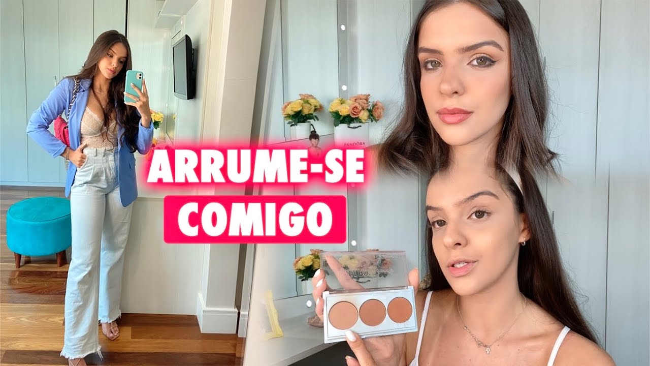 ARRUME- SE COMIGO PARA *UM JANTAR* MUITO ESPECIAL | make + cabelo + look