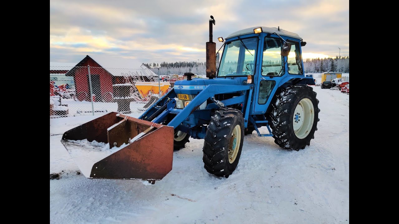 Ford 6610 - etuokuormaaja / front loader Vilske