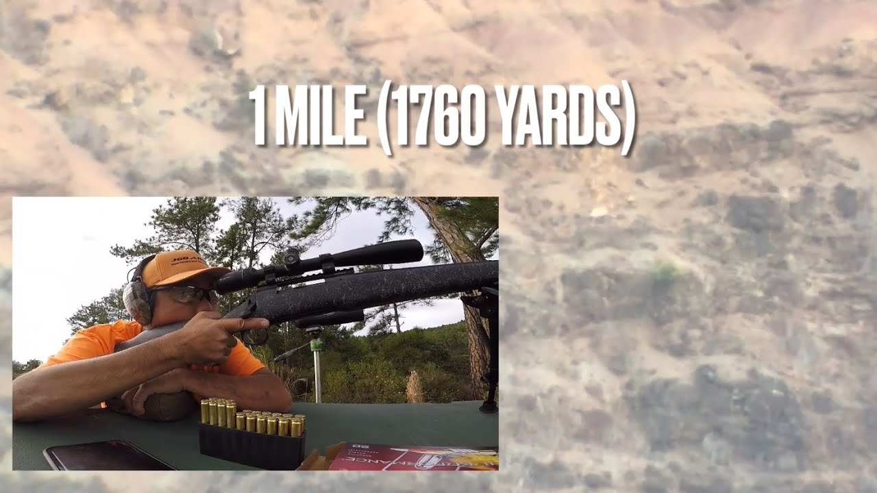 1 Mile (1760 Yards) Remington 700 Long Range .30-06 Springfield / 180 Gr. Hornady Superformance SST