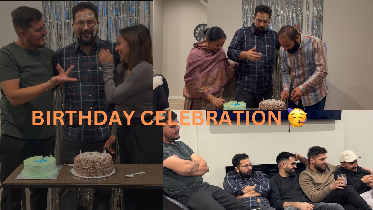 “Birthday Celebration for My Brother! 🥳FAMILY NAL MILKE FUN || MASTIYA 😍 