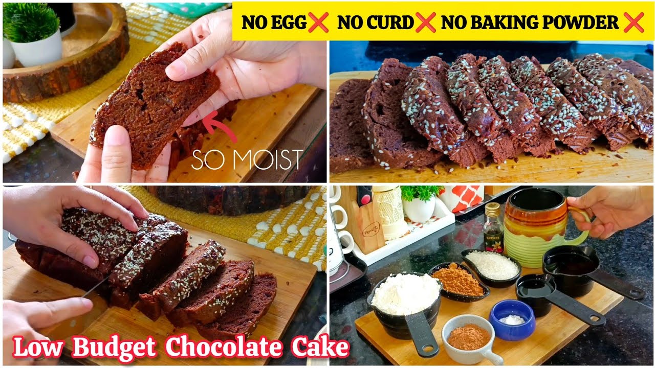 NO EGG | NO CURD | NO BAKING POWDER 😱| Super Soft Low Budget Chocolate Cake Recipe chocolate 🍫🎂
