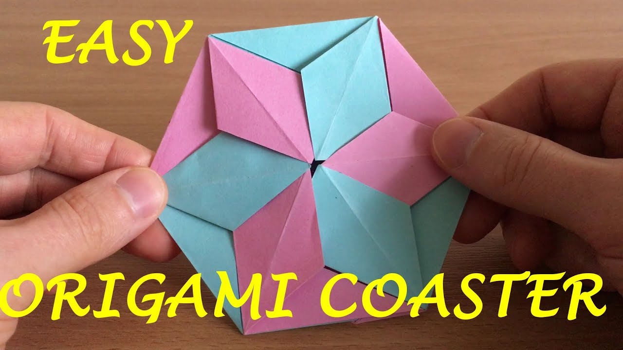 How to Make an Origami Coaster - Amazing DIY Coaster