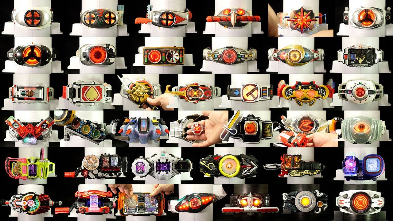 Showa, Heisei, Reiwa! The History of Kamen Rider Henshin Belts 「変身ベルトの歴史が変わった瞬間？」昭和 平成 令和 仮面ライダー