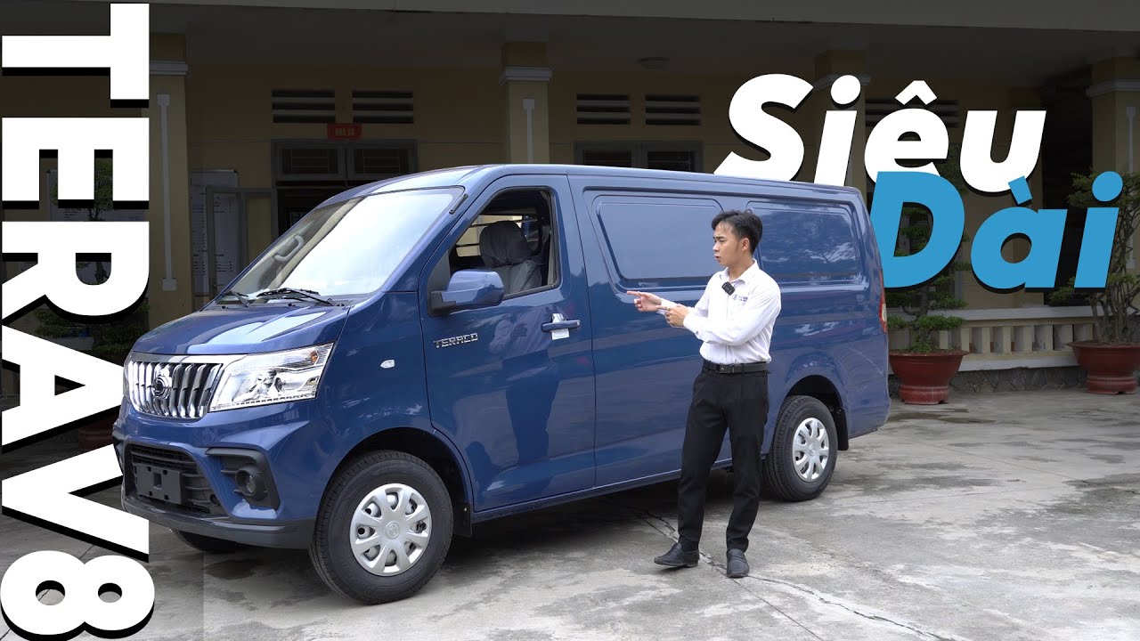 TERA V8 2024 New | Dòng Xe Tải Van 2 Chỗ Cấu Hình “Xe Tải Thùng” 2m8 6 Khối | TERACO V8