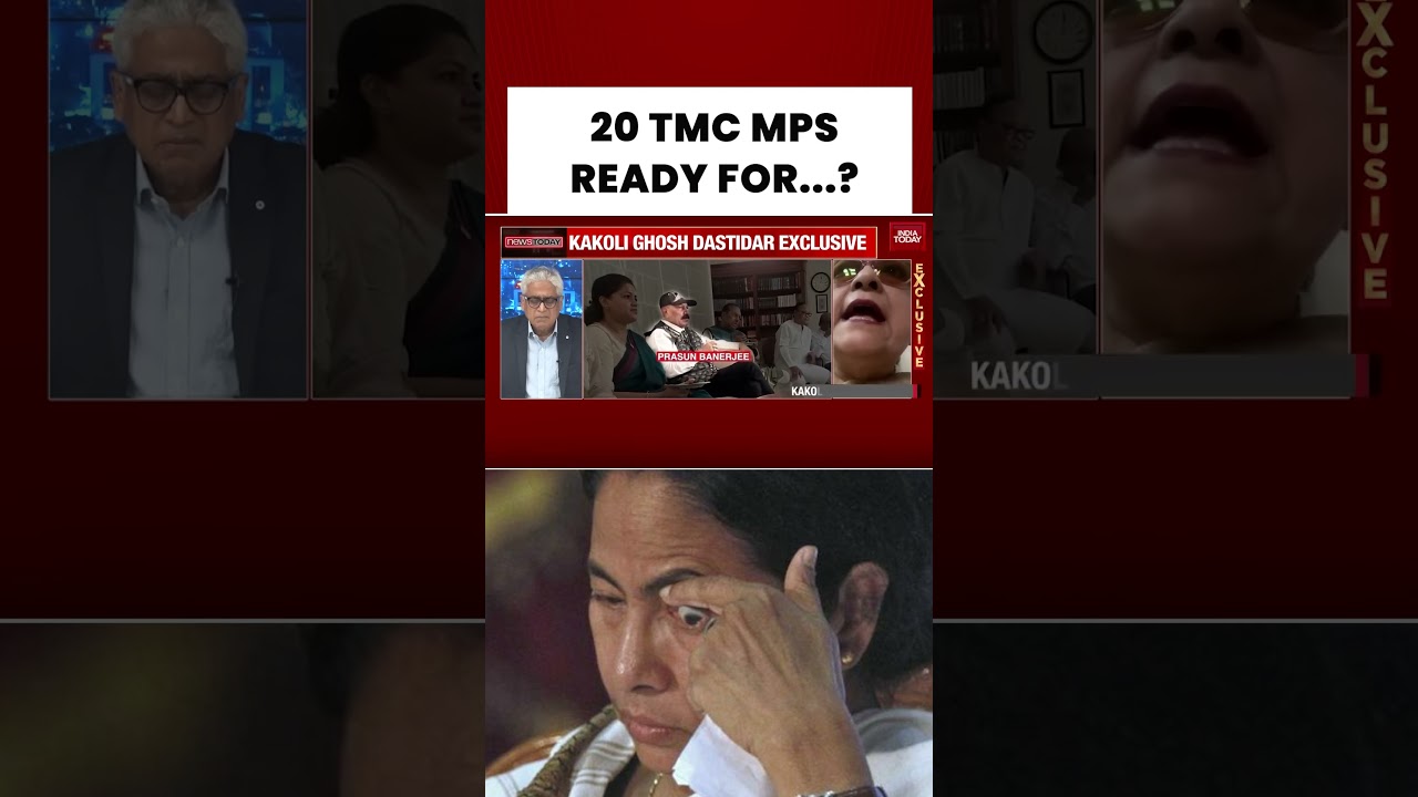 Rajdeep Sardesai Questions Kakoli Ghosh Dastidar: 20 TMC MPs Ready for NDA Shift? #bengal