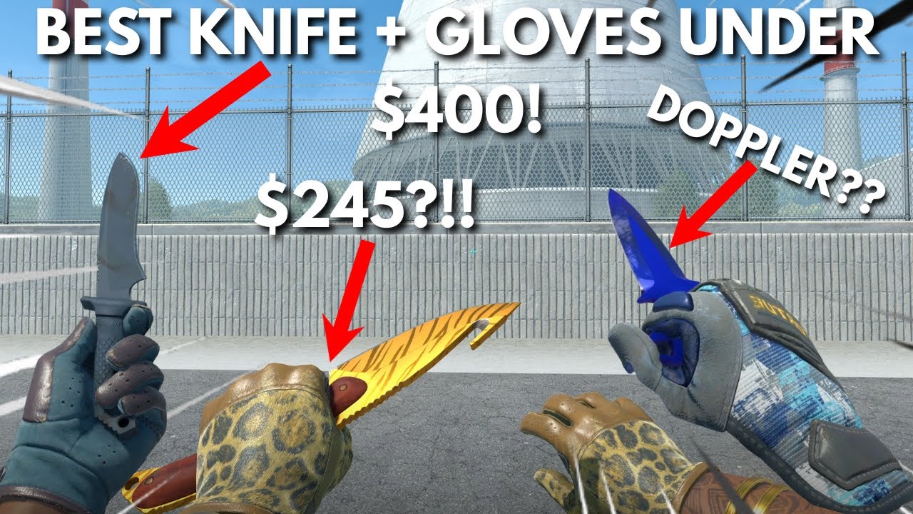 THE BEST KNIFE + GLOVE COMBOS UNDER $400! (CS2 SKINS, AND BUDGET SKINS)