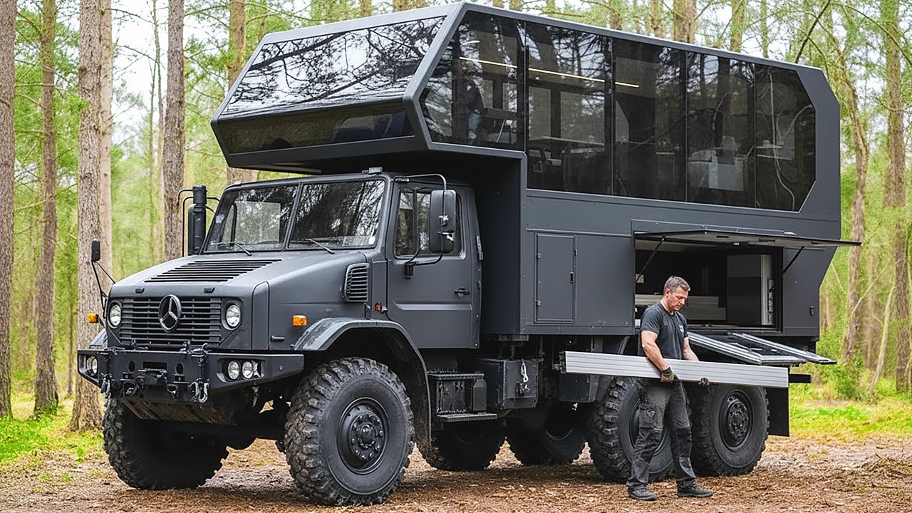 Man Spends 1000 Hours Transforming Military Truck Into Amazing CAMPER! by ‪
