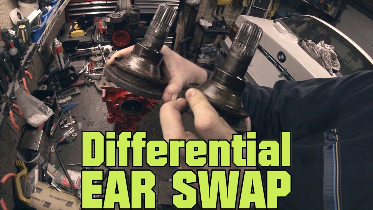 How to Swap Differential Ears (BMW E36 3.45 LSD to 3.91 Welded)