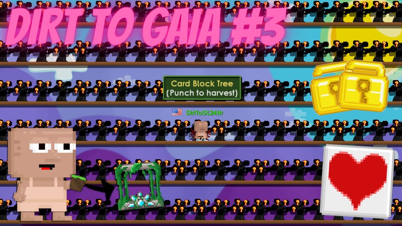 1202 CARD BLOCK TREES!! 🤑 (INSANE PROFIT!!!) | #3 DIRT TO GAIA | Growtopia Profit 2021 | TriggerFear
